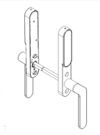 Handle - Left - for exterior mounting