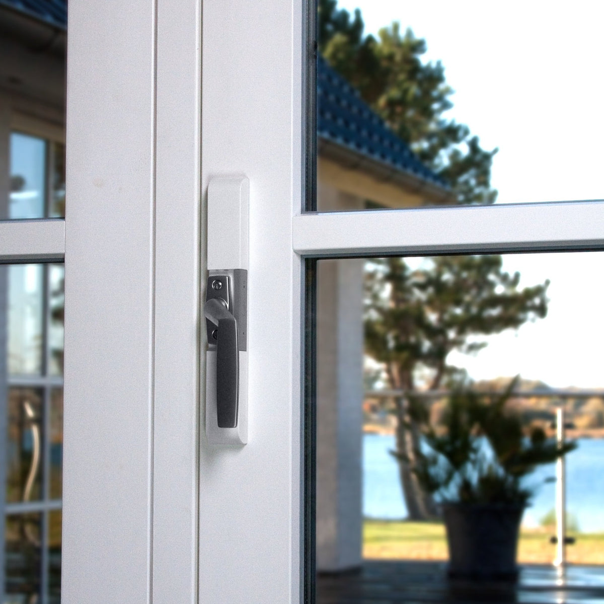 Aluminium Rack Lock v1. Lock aluminum look, extra lock in aluminum look for remote control ...